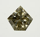 Dark Yellow Coloured Diamond