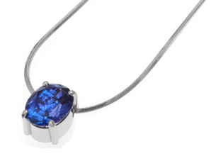 Blue Tanzanite Necklace