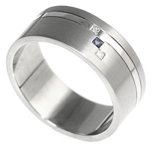 Iolite Wedding Ring