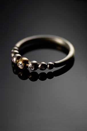 Matte finish Fairtrade Gold Ring