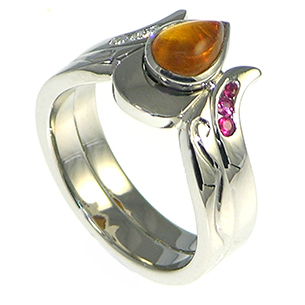 Amber Engagement Ring