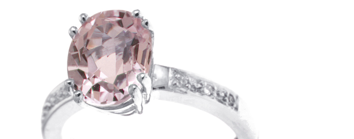 Pink Engagement Ring