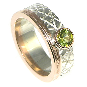 Peridot Engagement Ring