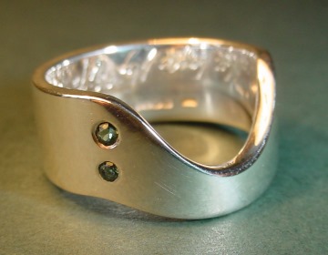 a fitted wedding ring