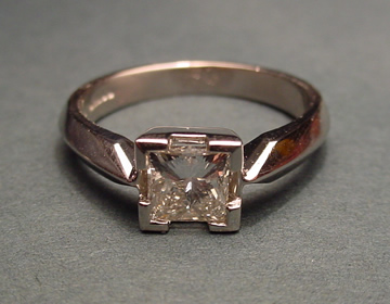 Bespoke diamond engagement ring