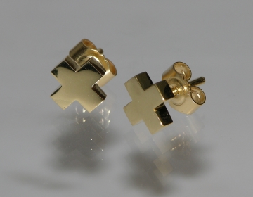 cross shaped earrings