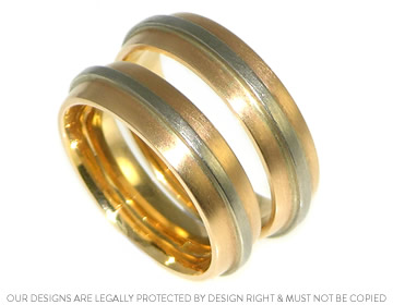 A pair of parallel paths unique commitment rings in mixed metals