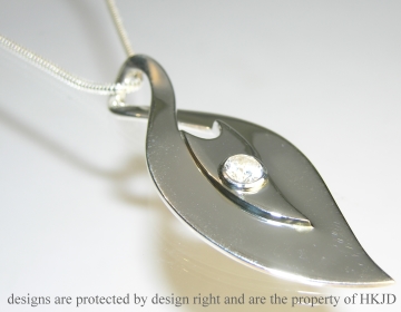 Bespoke Sterling silver pendant