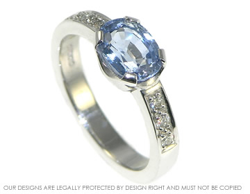 Pale on sale blue sapphires