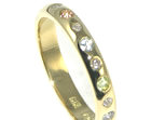 bespoke 18ct yellow gold birthstones