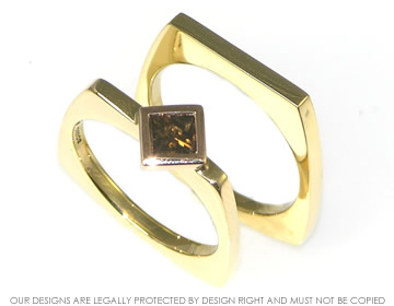 Square ring sale design