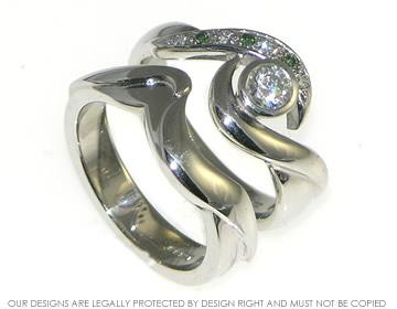 Cathy's Fitted platinum wedding band