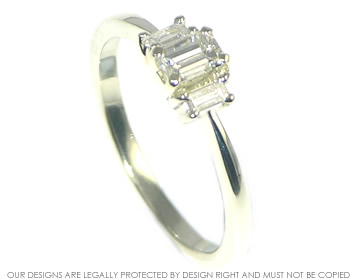 Laura and Ben wanted an Art Deco inspired engagement ring 