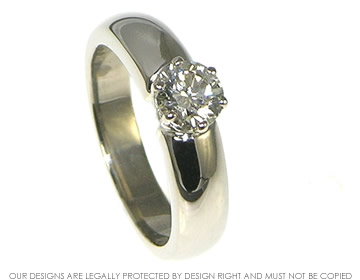 Re-work of the customer's diamond engagement ring