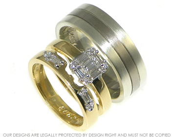 18ct yellow gold fitted wedding band.