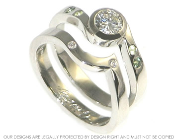 Platinum wedding ring to match Imogens engagement ring