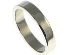 platinum 4mm wide wedding ring
