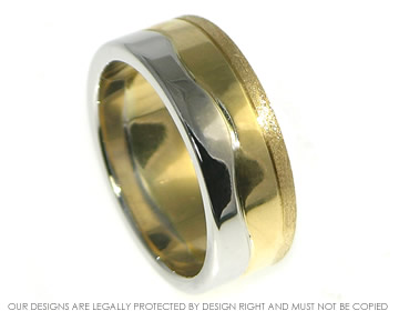 Bespoke 18ct yellow gold wedding ring for Maura