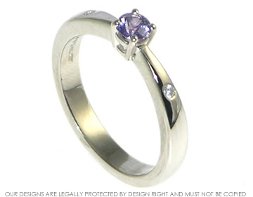 Gareth helped to design this engagement ring for Carla 