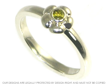 Jonathan wanted a ring for Martha inspired by flowers