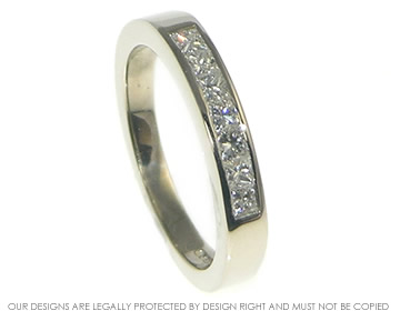 Judy wanted a diamond 18ct white gold eternity ring 