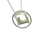 julian wanted a silver pendant designed using his own citrine