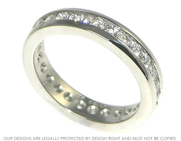 Lance wanted to suprise Elaine with this diamond eternity ring