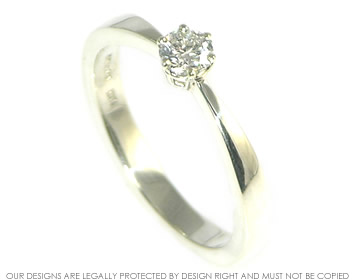 Joanne wanted a classic solitaire engagement ring