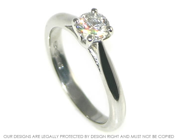 John wanted a platinum and diamond engagement ring for Jo