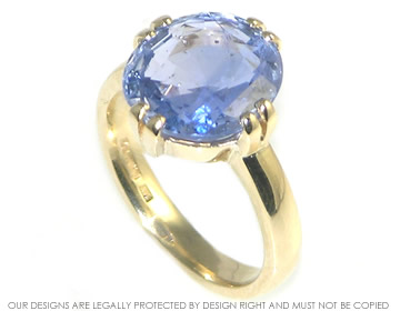 Jane wanted to use her own sapphire in a new ring