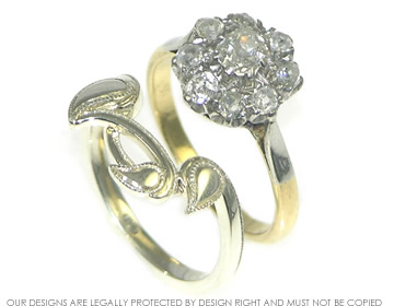 Jim and Terri Helped Design This Floral Inspired Wedding Ring