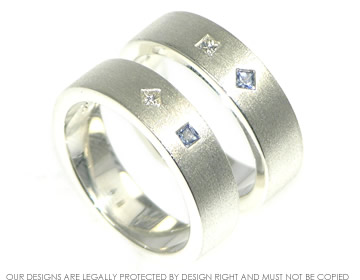 Alan and Steven wanted matching silver commitment rings