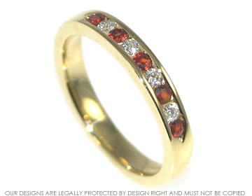 Robert wanted to commission an eternity ring as a surprise for Karen