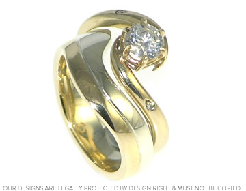 Cassandra's 9ct yellow gold engagement ring