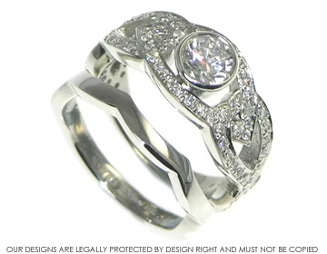 Platinum ladies wedding ring