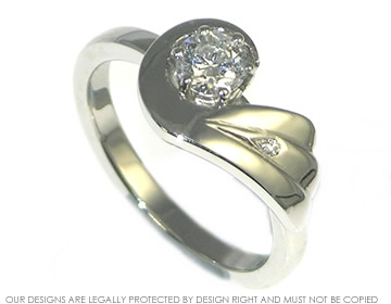 David wanted a engagement ring inspired by angels