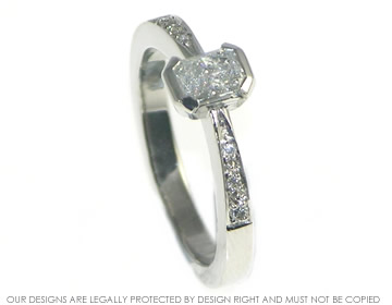 Phil's platinum and diamond engagement ring