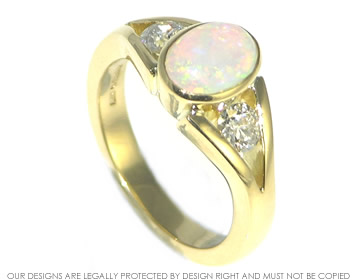 Rachel's wanted to use her own opal and diamonds