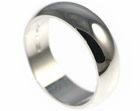 adam's sterling silver wedding ring with a wide profile