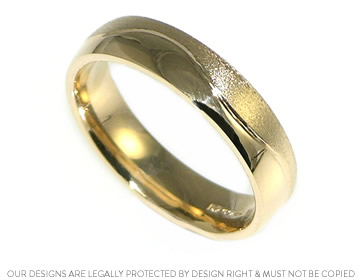 Robert wanted a Fairtrade and Fairmined yellow gold wedding ring