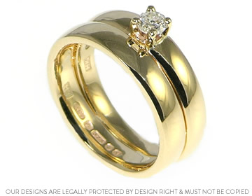 Lesley wanted to redesign her engagement and wedding rings