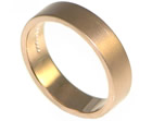 satinised bespoke 9ct rose gold wedding ring