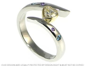 Jason wanted a star sign inspired engagement ring for Lera