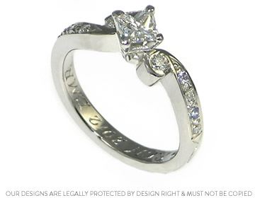 Rickey and Eleanor loved the delicate twists and flowing shape of this design