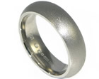 matt's palladium wedding ring with a distinct pin end finish