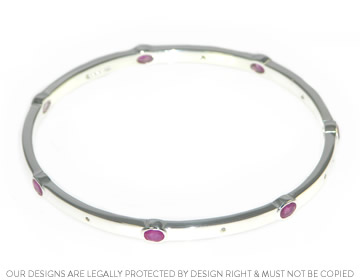 Lynn had her own stones she wanted to put into a bespoke bangle