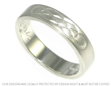 Mark's infinity knot inspired wedding ring 