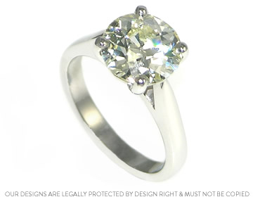 Stunningly bold 2.5ct diamond engagement ring