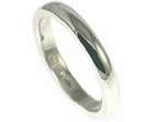 laura's 9ct white gold wedding ring to compliment her engagement ring