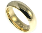 paul's 9ct yellow gold wedding ring with inside engraving